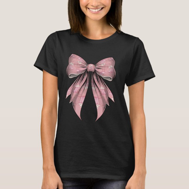 Camiseta Coquette Bow Pastel Gorra Boots (Anverso)