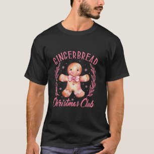 Camiseta Coquette Bow Pink Gingerbread Funny Navidades Chic