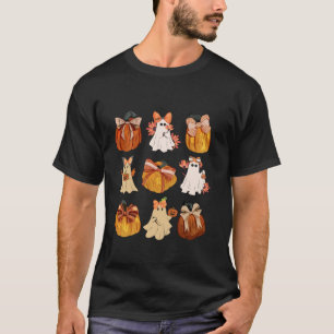 Camiseta Coquette Bow Pumpkin Funny Ghost Spooky Hal de tem