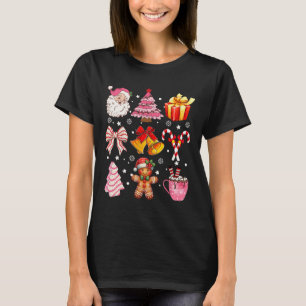 Camiseta Coquette Bow Santa Cake Candy Ginge