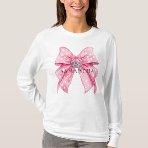 Camiseta Coquette Cute Girly Feminly Disco Ball Rosa