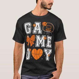 Camiseta Coquette Game Day Basketball Mama Básketball S