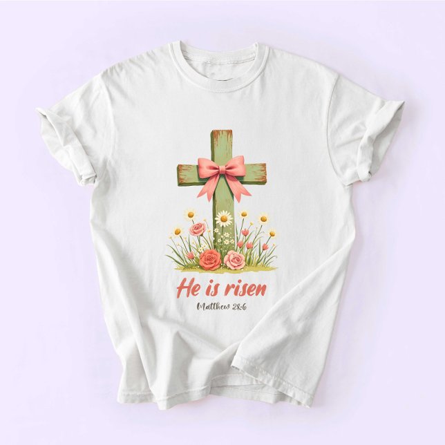 Camiseta Coquette Jesus, Jesus Easter, He is Risen (Subido por el creador)