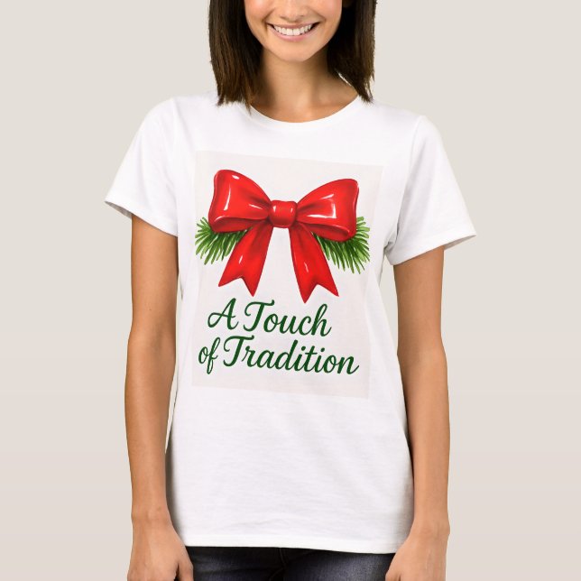 Camiseta Coquette Navidades Bow — Chica desordenado ✨ mágic (Anverso)