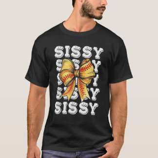 Camiseta Coquette Softball SISSY Matanza Familia Bow