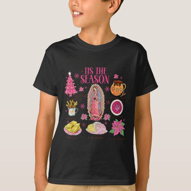 Camiseta Coquette Tis The Season Mexican Christmas Spanish  (Anverso)