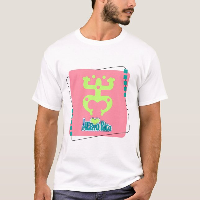 Camiseta Coqui Taíno Puerto Rico (Anverso)