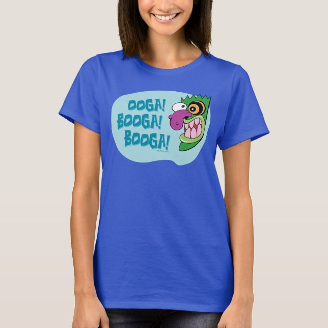 Camiseta Coraje al perro cobarde | Booga Ooga Booga! (Anverso)