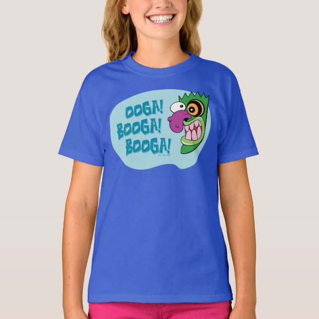 Camiseta Coraje al perro cobarde | Booga Ooga Booga! (Anverso)