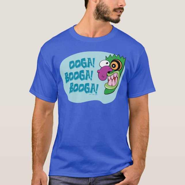 Camiseta Coraje al perro cobarde | Booga Ooga Booga! (Anverso)
