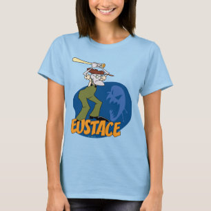 Camiseta Coraje al perro cobarde   Gráfico Eustace