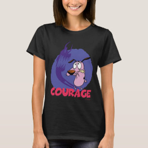 Camiseta Coraje al perro cobarde   Sombra gráfica