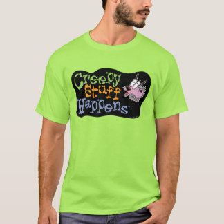Camiseta Coraje al perro cobarde | Sucede algo espeluznante