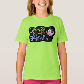 Camiseta Coraje al perro cobarde | Sucede algo espeluznante