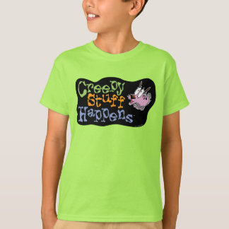 Camiseta Coraje al perro cobarde | Sucede algo espeluznante