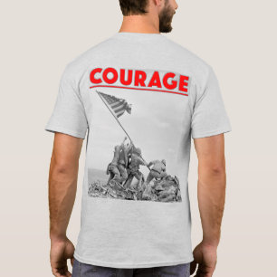 Camiseta CORAJE DE LA PLAZA DE COMBATE ESTADOUNIDENSE - Bat