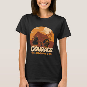 Camiseta Coraje El Cobarde Perro Halloween Cobardemente