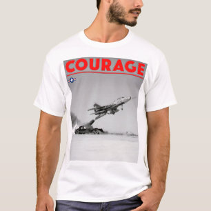 Camiseta CORAJE PILOTO DE PRUEBA - Super Saber F-100D