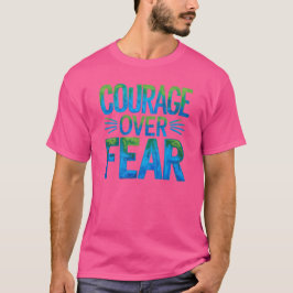 Camiseta Coraje sobre miedo
