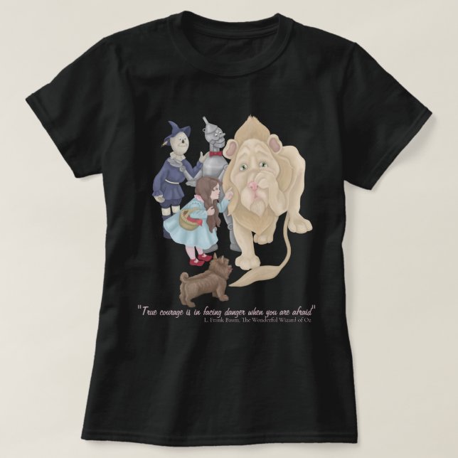 Camiseta Coraje verdadero (Diseño del anverso)