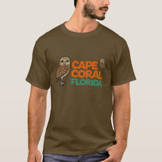 Camiseta Coral del cabo madriguera búhos