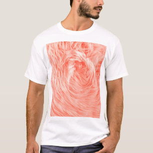 Camiseta Coral Fluffy Fur: Tendencia 2019.