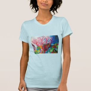 Camiseta Coral Reef Great Barrier Reef arte oceánico