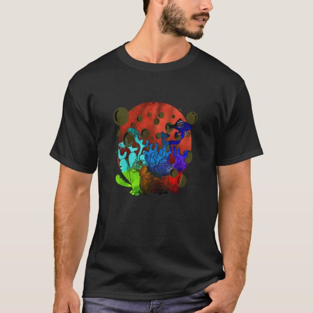 Camiseta Coral Reefs Snorkling Environment Nature Ocean (Anverso)