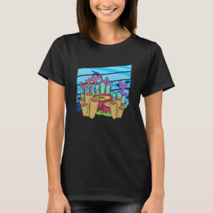Camiseta Coral Reefs Turtle Ocean Animals Naturaleza