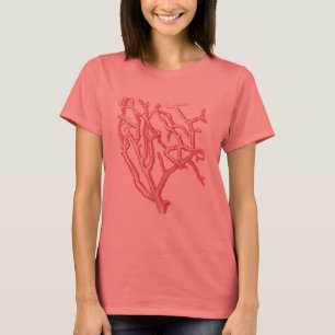 Camiseta Coral rojo