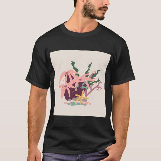 Camiseta Coral y peces (Anverso)
