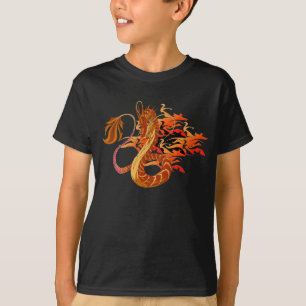 Camiseta coralina de la oscuridad del niño del