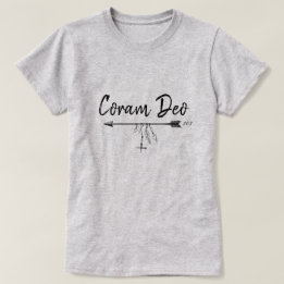 Camiseta "Coram Deo" En latín (en presencia de Dios)