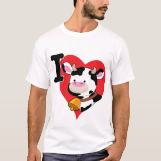 Camiseta corazón 200 de la vaca
