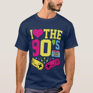 Camiseta Corazón 90s 1990s jugador Ropa Noventa Disfraz fri