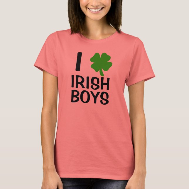 Camiseta Corazón a los chicos irlandeses (Anverso)
