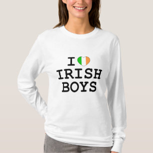 Camiseta Corazón a los chicos irlandeses