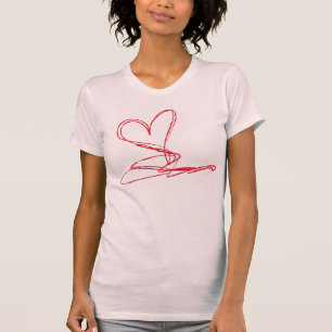 Camiseta Corazón abstracto