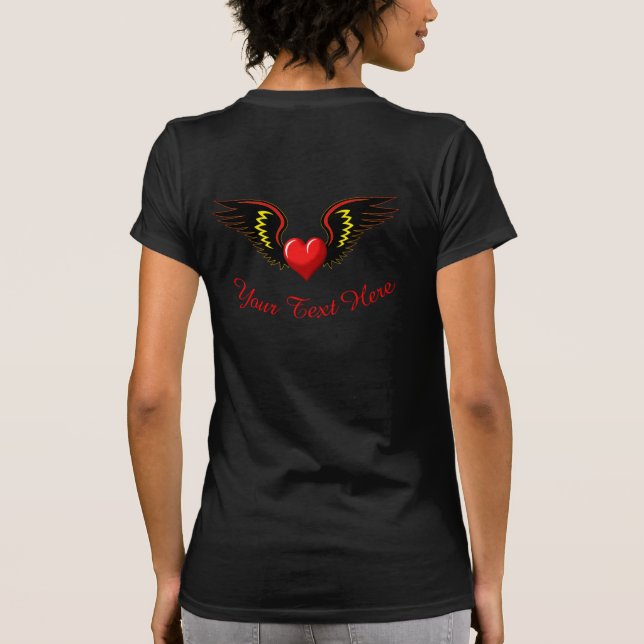 Camiseta Corazón alado (Reverso)