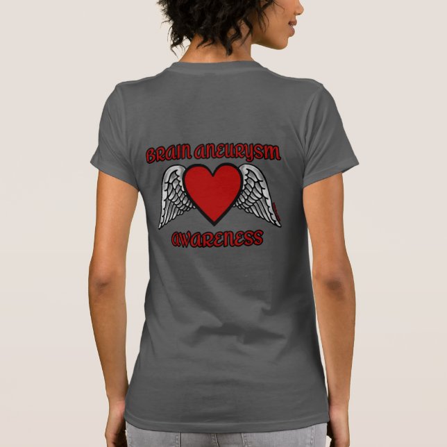 Camiseta Corazón/Alas... Aneuralismo cerebral (Reverso)