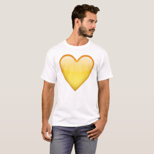 Camiseta Corazón amarillo - Emoji