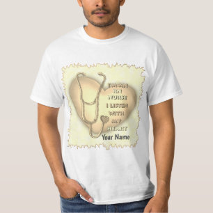 Camiseta Corazón Amarillo RN Enfermera Registrada