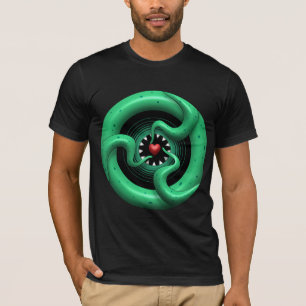 Camiseta Corazón American Apparel básico de Cthulhu