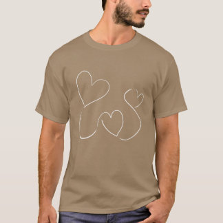 Camiseta corazón amor corazones familia