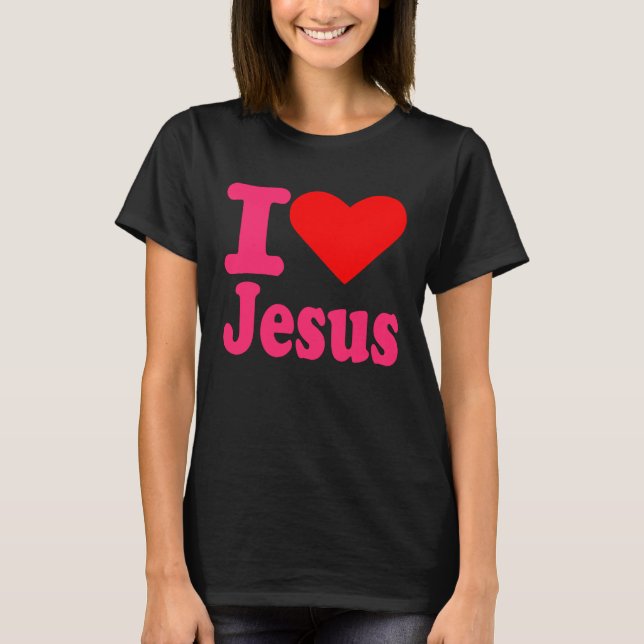 Camiseta Corazón Amor Jesucristo Cita Cristiana Hombres Muj (Anverso)