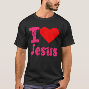 Camiseta Corazón Amor Jesucristo Cita Cristiana Hombres Muj