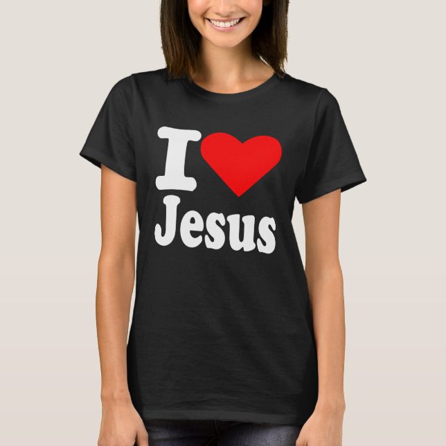 Camiseta Corazón Amor Jesucristo Cita Cristiana Hombres Muj (Anverso)