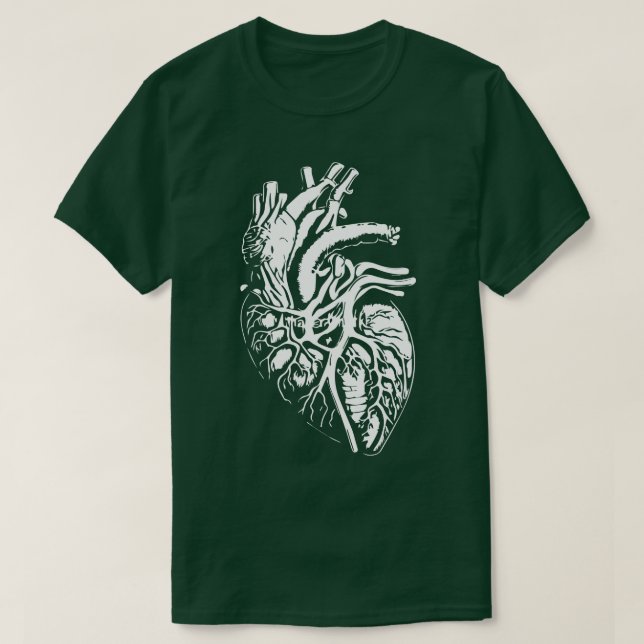 Camiseta Corazón anatómico (Diseño del anverso)