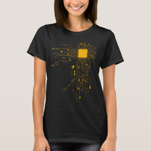 Camiseta Corazón Anatómico Procesador Cpu Ciencia De La Com