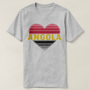 Camiseta Corazón angoleño, amo Angola